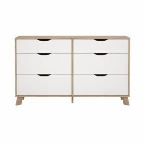 430 / 5.000 Cassettiera doppia Ikast 6 cassetti